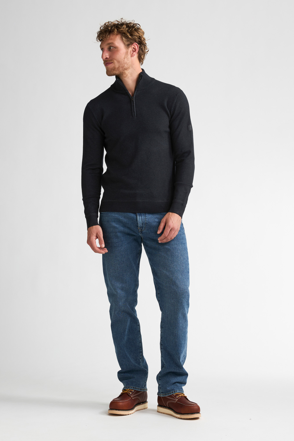 Petrol Industries - Gebreide Trui met Halfzip Steelford - Image 3