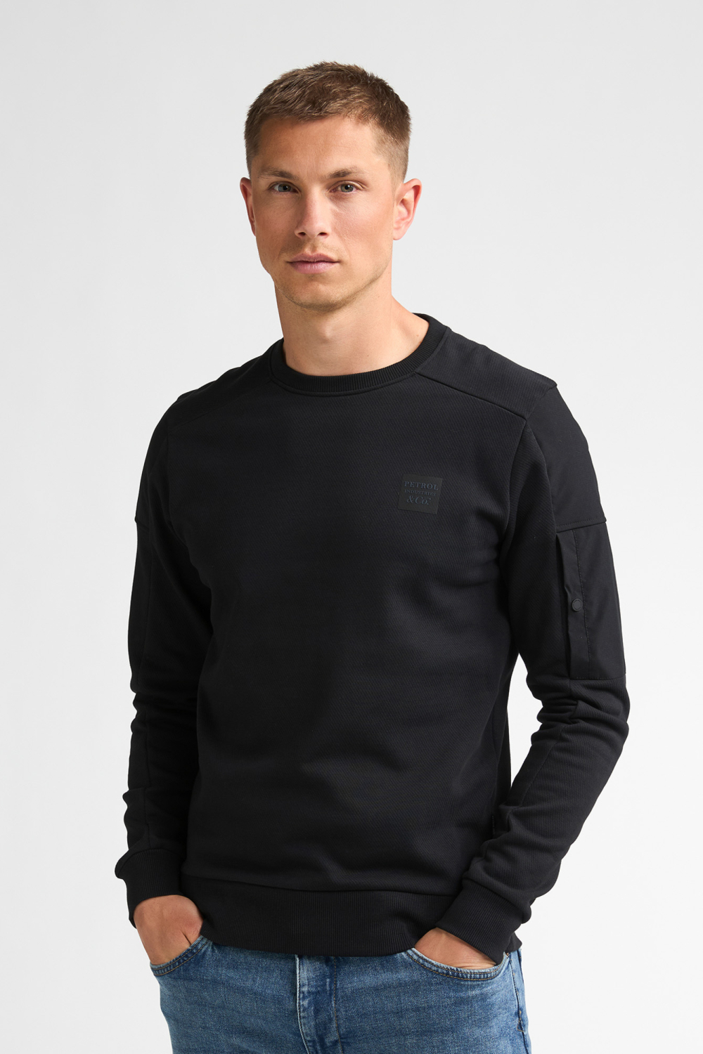Petrol Industries - Textured Crewneck Sweater
