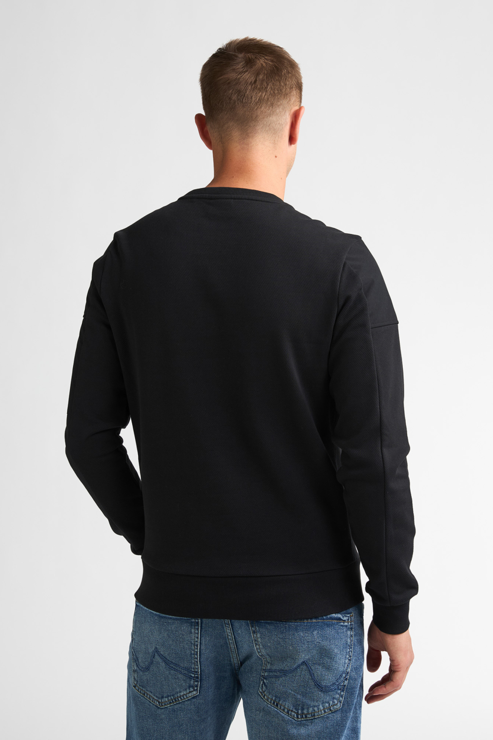 Petrol Industries - Textured Crewneck Sweater - Image 2
