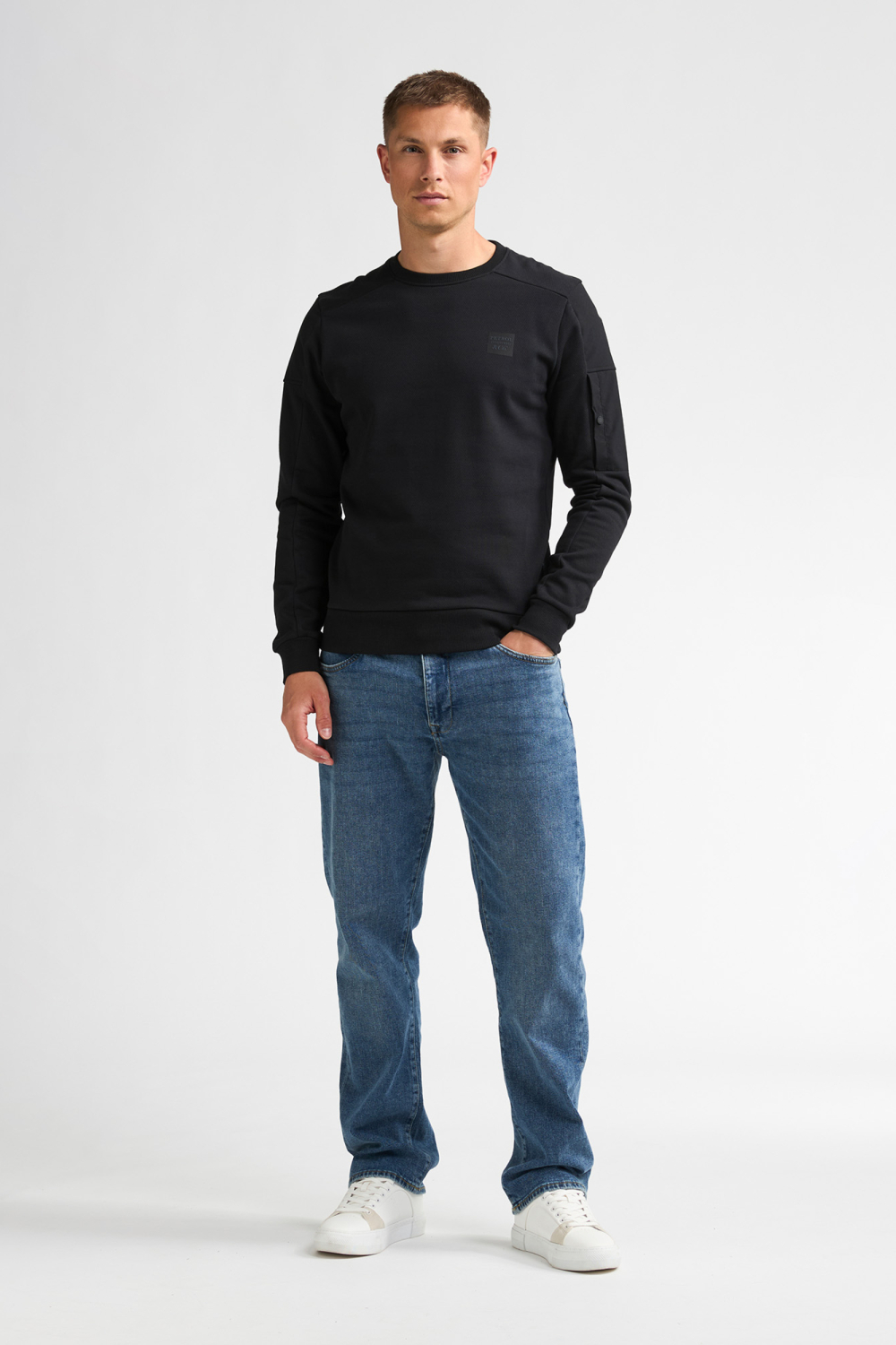 Petrol Industries - Textured Crewneck Sweater - Image 3