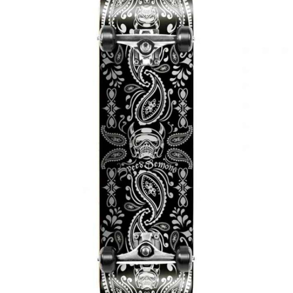 SPEED DEMONS Bandana Complete Τροχοσανίδα 8.25" - Μαύρο/Μαύρο - Image 2