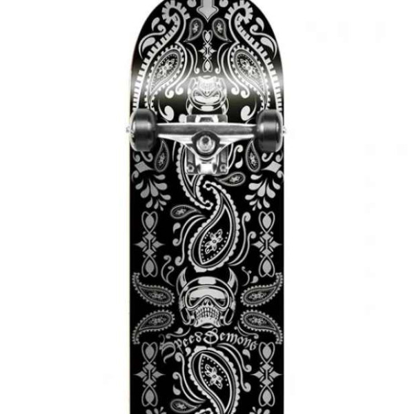 SPEED DEMONS Bandana Complete Τροχοσανίδα 8.25" - Μαύρο/Μαύρο - Image 3