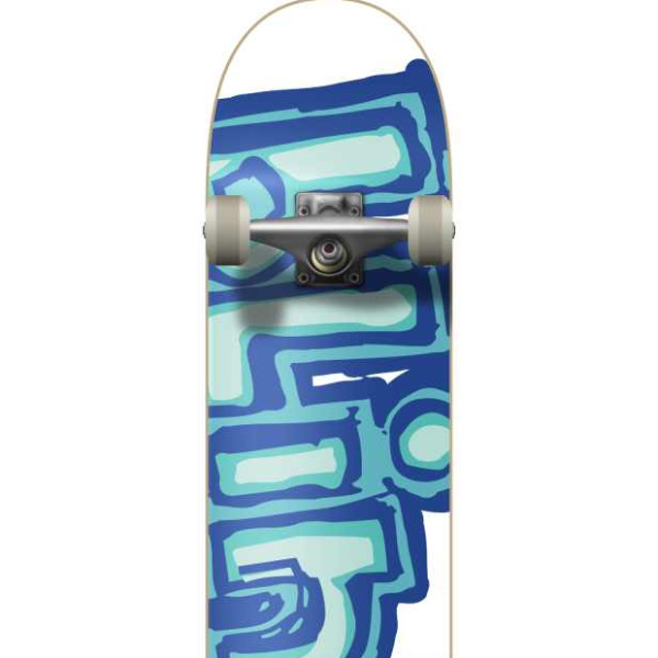 BLIND - Classic Matte OG Logo Tροχοσανίδα 8.25'' - Blue/Teal - Image 3