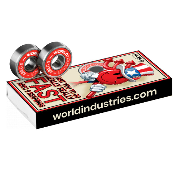 World Industries I Want U Bearings Αbec 9 - Kόκκινο - Image 2