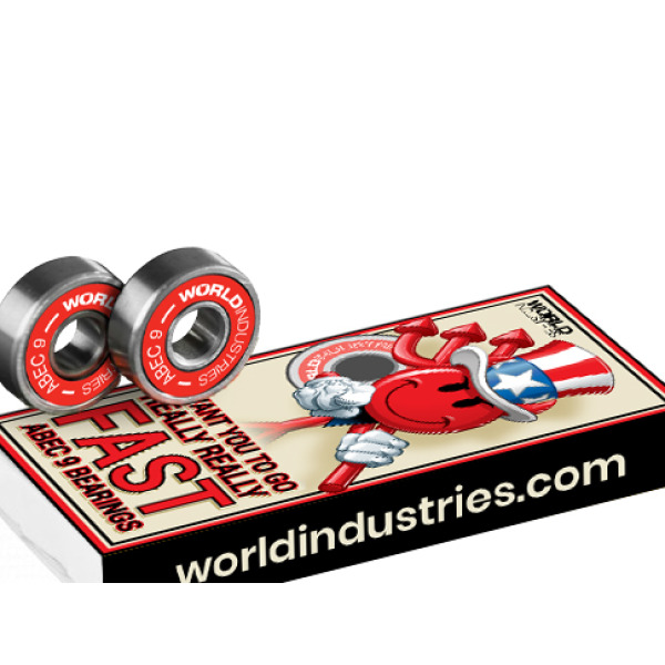 World Industries I Want U Bearings Αbec 9 - Kόκκινο - Image 3