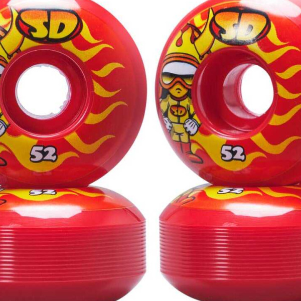SPEED DEMONS Hot Shot 52χιλ. Ροδάκια - Κόκκινο - Image 2
