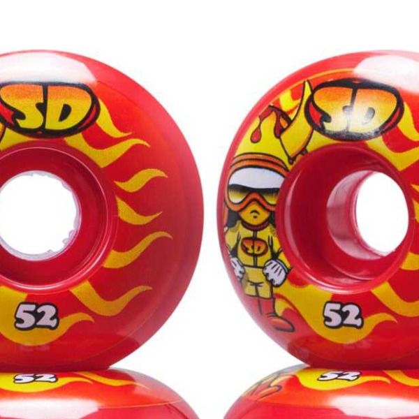 SPEED DEMONS Hot Shot 52χιλ. Ροδάκια - Κόκκινο - Image 3