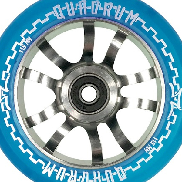 AO SCOOTERS Quadrum Clear Ροδάκι 115χιλ. - Μπλε - Image 2