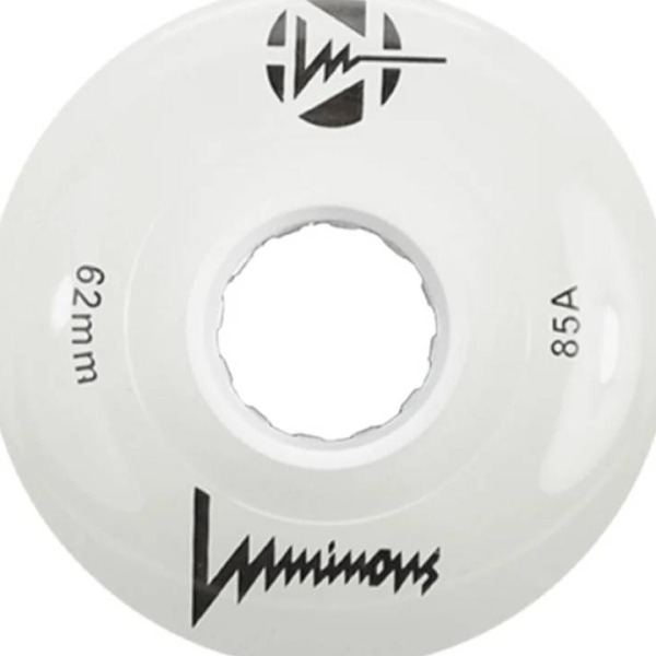 LUMINOUS Ροδάκια Led Quads 62χιλ./85A - Λευκό - Image 2
