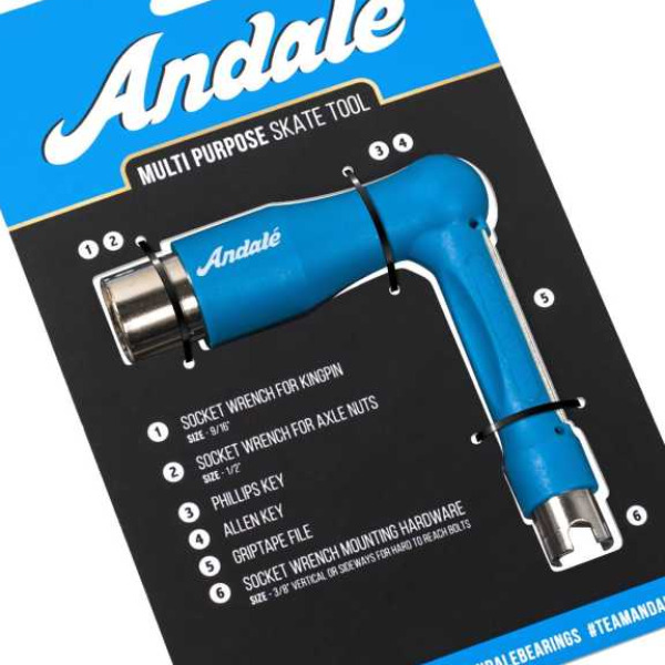 ANDALE Multi Purpose Skate Tool - Μπλε - Image 3