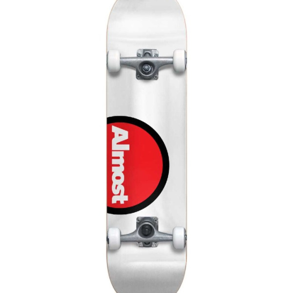 ALMOST Off Side FP Complete Skateboard 7.625" - White - Image 2