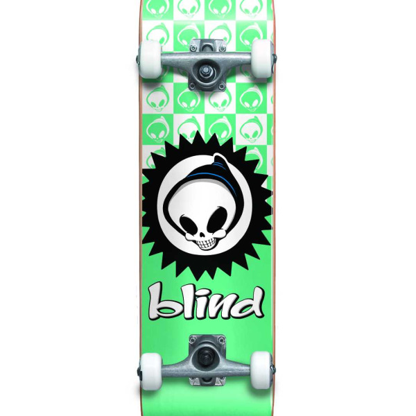 BLIND Checkered Reaper Yth FP Soft Wheels Complete Τροχοσανίδα 7.375" - Γαλάζιο - Image 3