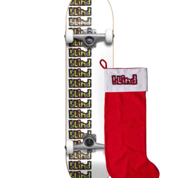 BLIND Repeat Rail Yth FP W/Stocking Complete Τροχοσανίδα 7.375" - Λευκό - Image 2