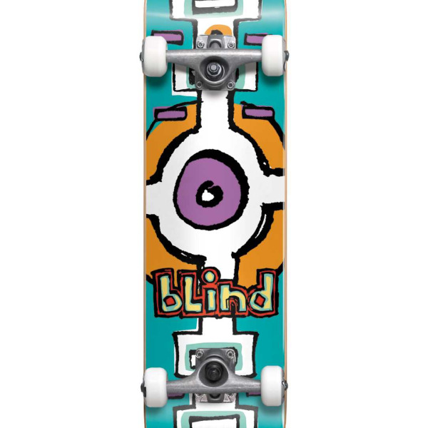 BLIND Round Space Yth FP Soft Wheels Complete Skateboard 6.75" - Teal - Image 3
