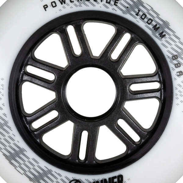 POWERSLIDE 100χιλ./88Α Spinner Ροδάκια - Λευκό - Image 3