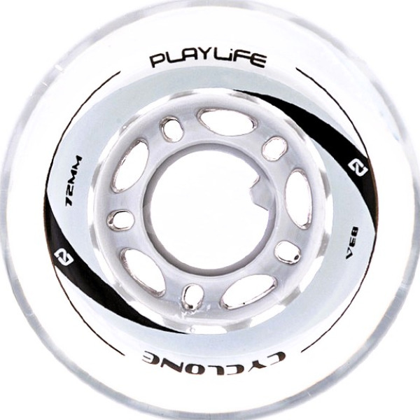PLAYLIFE Cyclone Wheels + Bearins - 72mm/84A - Image 2