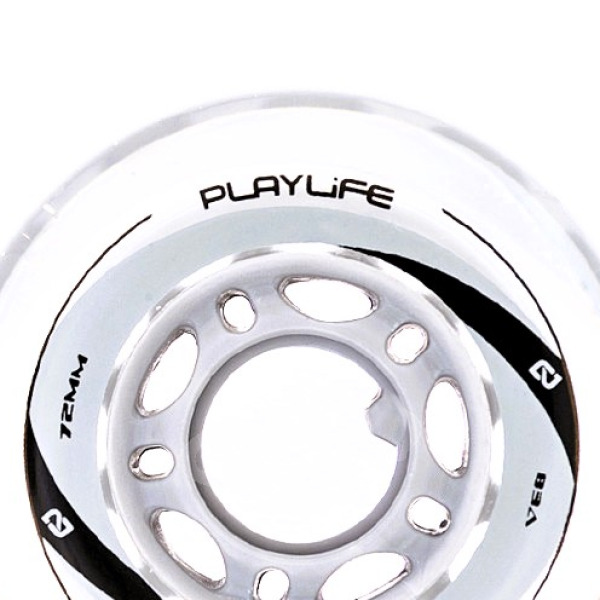 PLAYLIFE Cyclone Wheels + Bearins - 72mm/84A - Image 3