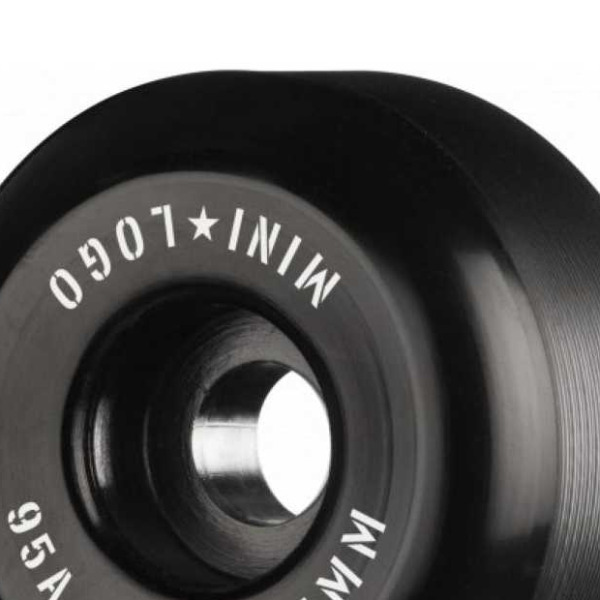 MINI LOGO Ροδάκια 95Α/54χιλ. - Μαύρο - Image 3