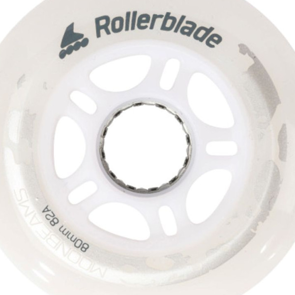ROLLERBLADE Moonbeams 80χιλ./82Α Led Ροδάκια - Λευκό - Image 3