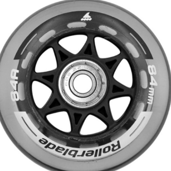 ROLLERBLADE 84χιλ./SG7 Ρόδα και Ρουλεμάν - Clear - Image 2