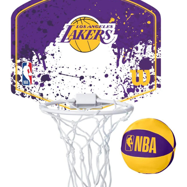 Wilson - NBA Team Mini Door Hoop Set Los Angeles Lakers - Image 3