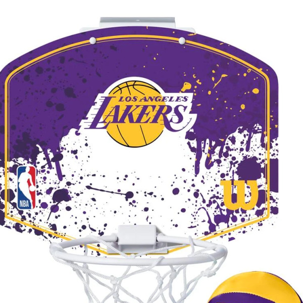 Wilson - NBA Team Mini Door Hoop Set Los Angeles Lakers - Image 4